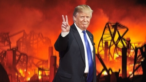 Donald Trump đang ngồi trên đống lửa !