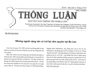 Thông Luận số 64-1993