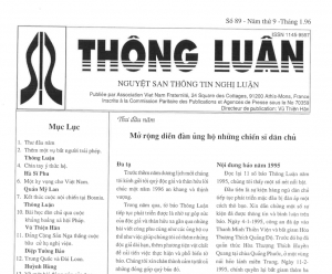 Thông Luận số 89-1996