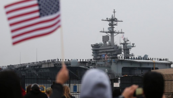 Tàu sân bay Mỹ và Trung Quốc sẽ gườm nhau trên Biển Đông ?