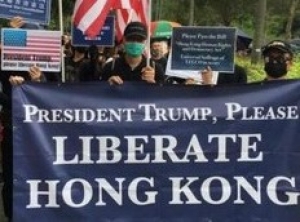 Mỹ thông qua luật nhân quyền Hồng Kông, Bắc Kinh nỗi đóa, dân tiếp tục biểu tình
