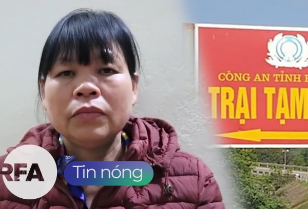 Bà Cấn Thị Thêu bị biệt giam trong điều kiện khắc nghiệt