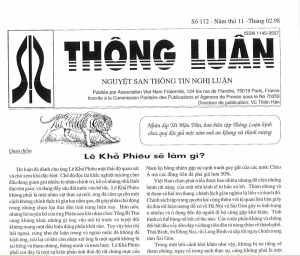 Thông Luận số 112-1998