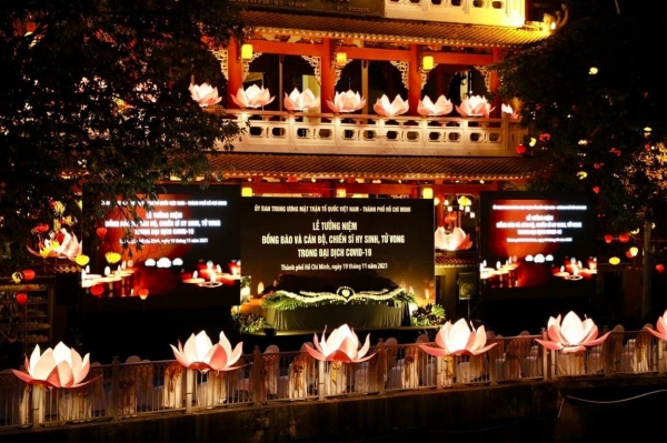 Không xúc động trong lễ tưởng niệm nạn nhân Covid tại Việt Nam