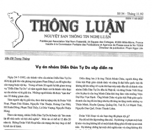 Thông Luận số 54-1992