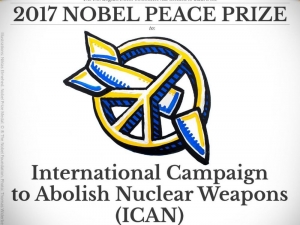 Chiến dịch chống vũ khí hạt nhân ICAN được giải Nobel Hòa bình