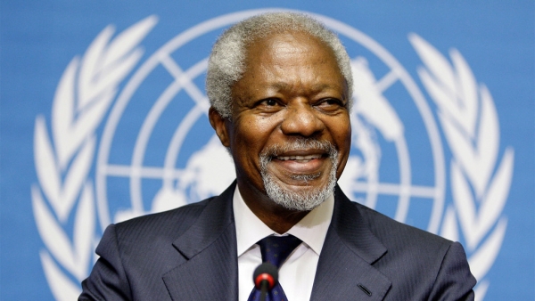 Kofi Annan, cựu Tổng thư ký Liên Hiệp Quốc, vừa qua đời