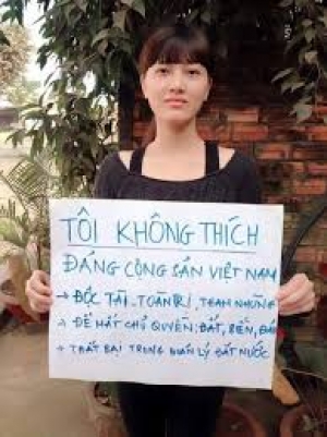 Huỳnh Thục Vy - người hạ bệ biểu tượng của Đảng cộng sản Việt Nam