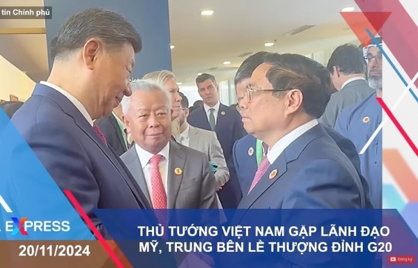 Tin tức thời sự truyền hình 20/11/2024