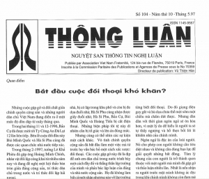 Thông Luận số 104-1997