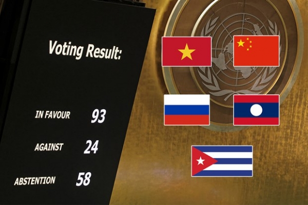 Việt Nam ‘chọn phe’ Nga trong cuộc bỏ phiếu tại Liên Hiệp Quốc