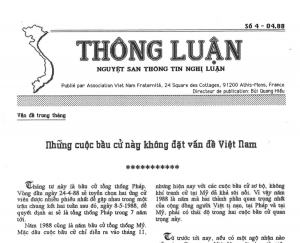 Thông Luận số 04-1988