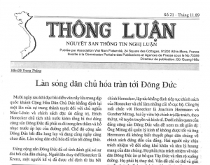 Thông Luận số 21-1989