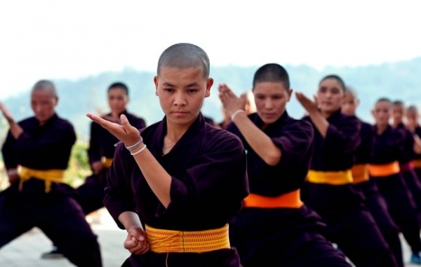 Khi các ni cô Nepal luyện võ Kung-Fu