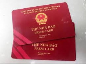 Ở Việt Nam cái gì cũng có thể là giả, kể cả thẻ nhà báo