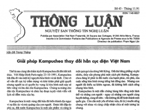 Thông Luận số 43-1991