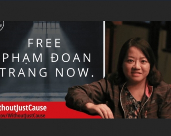 Mỹ hối thúc Việt Nam phóng thích Phạm Đoan Trang
