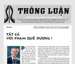 Thông Luận số 179-2004