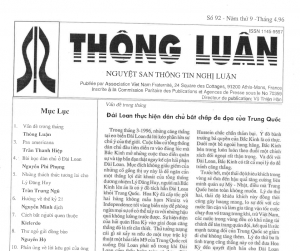 Thông Luận số 92-1996