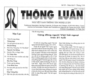 Thông Luận số 93-1996