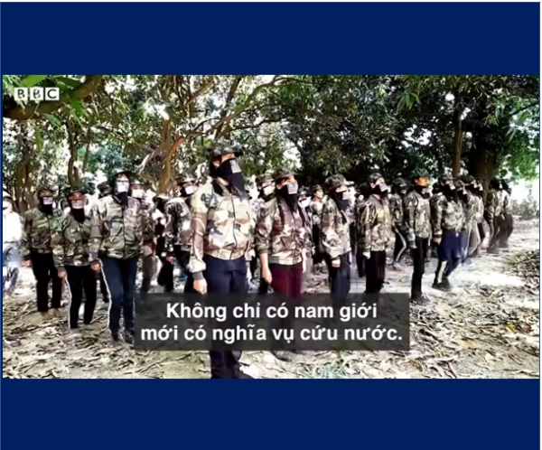 Quân nổi dậy Myanmar : đơn vị chiến đấu toàn nữ