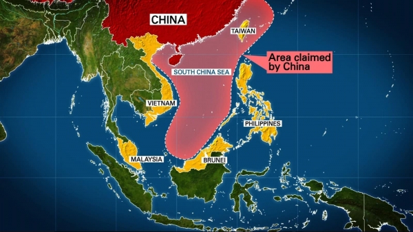 Malaysia và Việt Nam chống đường lưỡi bò của Trung Quốc… trên hình và giấy