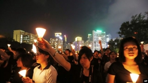 Dân Hồng Kông và Đài Loan tưởng niệm biến cố Thiên An Môn