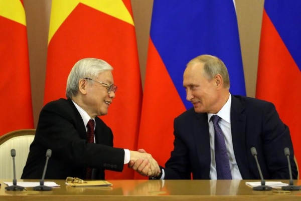 Tổng bí thư Trọng mời Tổng thống Putin đến thăm Việt Nam