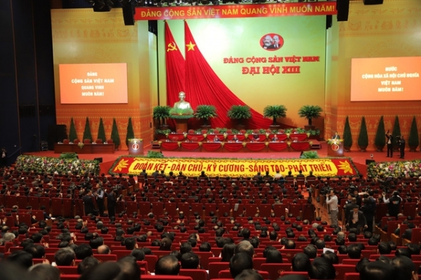 Đại hội lần thứ 13 của Đảng cộng sản Việt Nam khai mạc