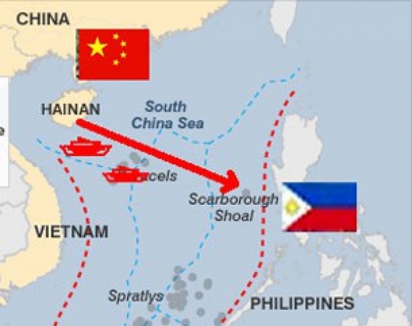 Biển Đông : Philippines tố cáo tàu Trung Quốc gây sự cố tại bãi cạn Scarborough