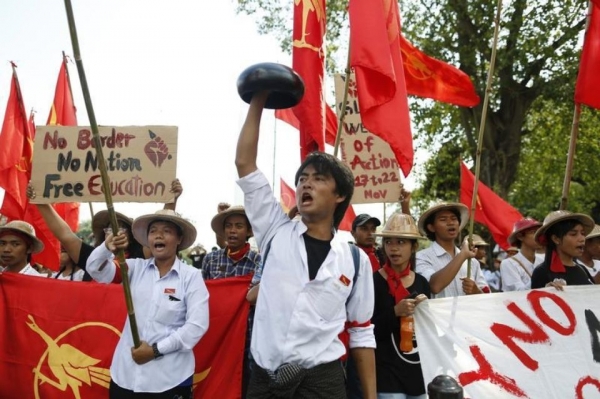 Miến Điện : Xã hội dân sự phản đối dự luật mới về biểu tình