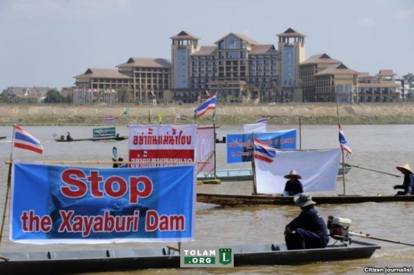 Dân Thái Lan biểu tình phản đối Trung Quốc phá hoại Mekong