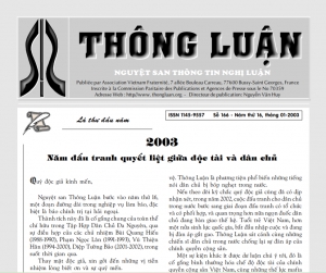 Thông Luận số 166-2003