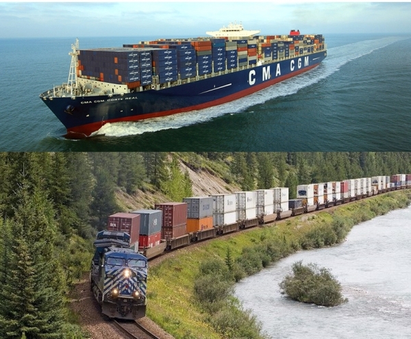 Vận chuyển hàng hóa bằng đường sắt hay đường biển ?