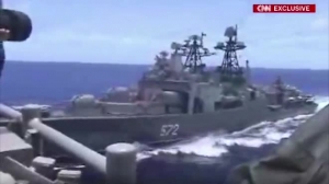 Biển Đông : Tàu chiến Mỹ-Nga suýt va chạm, tàu chiến Trung Quốc rời Úc