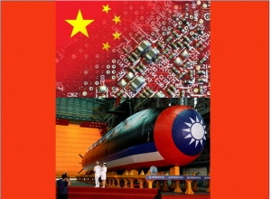 Trung Quốc thao túng truyền thông, Đài Loan phô trương tàu ngầm
