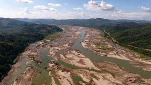 Mực nước sông Mekong thấp kỷ lục